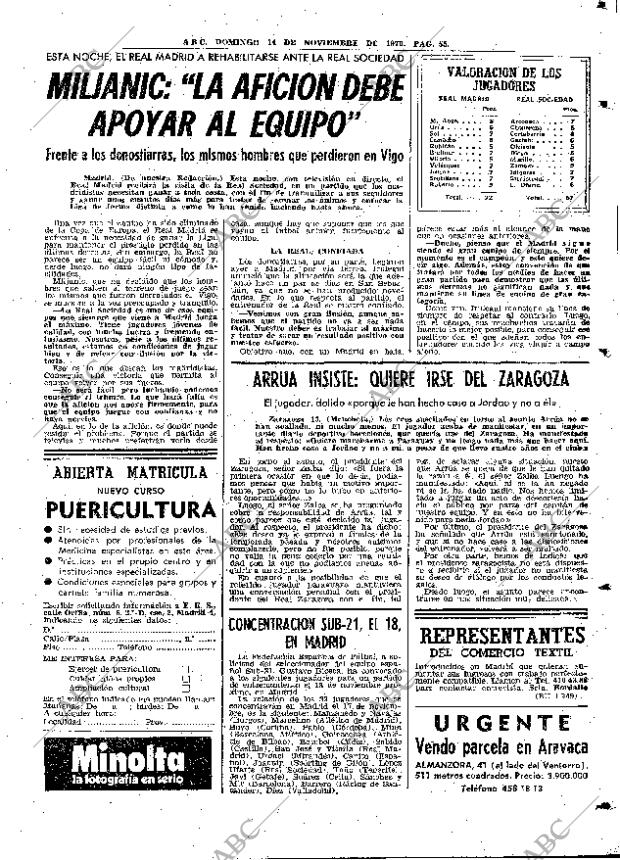 ABC MADRID 14-11-1976 página 71