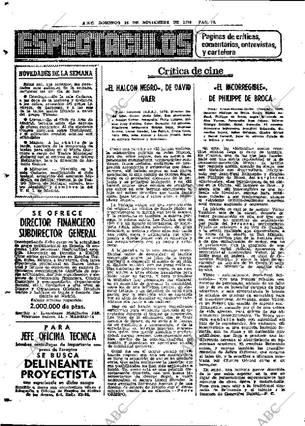 ABC MADRID 14-11-1976 página 74