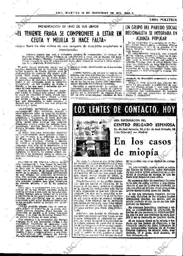 ABC MADRID 16-11-1976 página 29