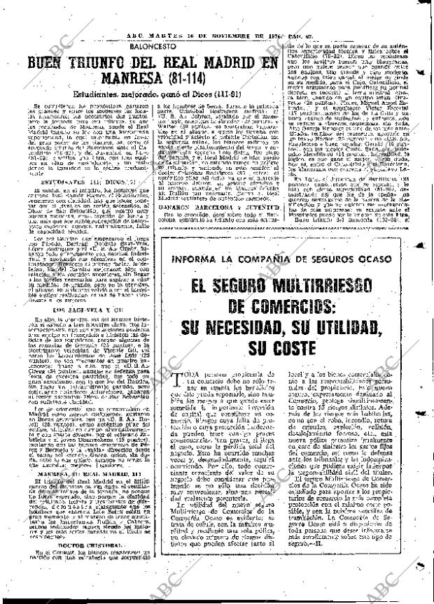 ABC MADRID 16-11-1976 página 87