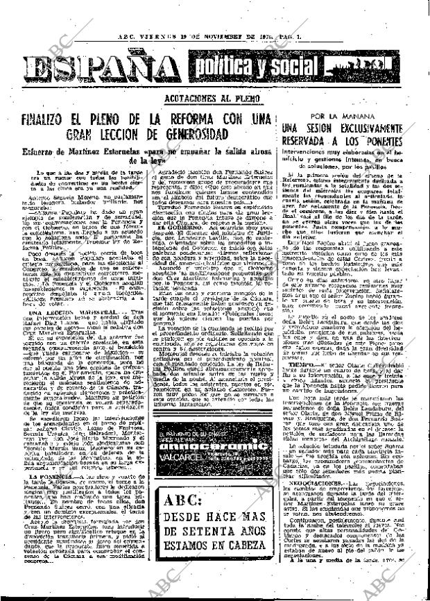 ABC MADRID 19-11-1976 página 23