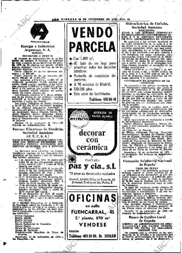 ABC MADRID 19-11-1976 página 62