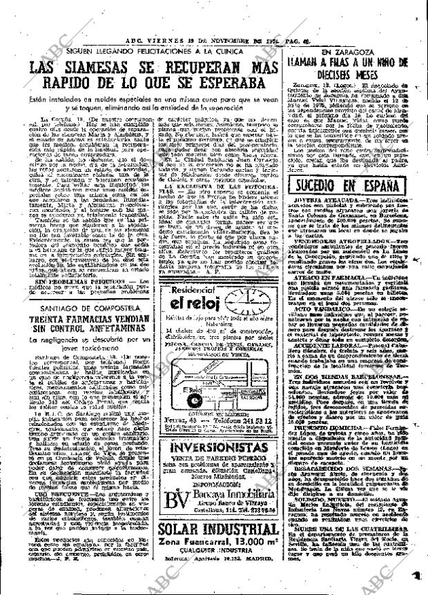 ABC MADRID 19-11-1976 página 65