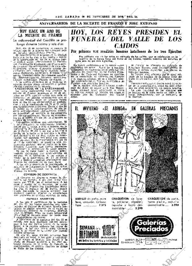 ABC MADRID 20-11-1976 página 29