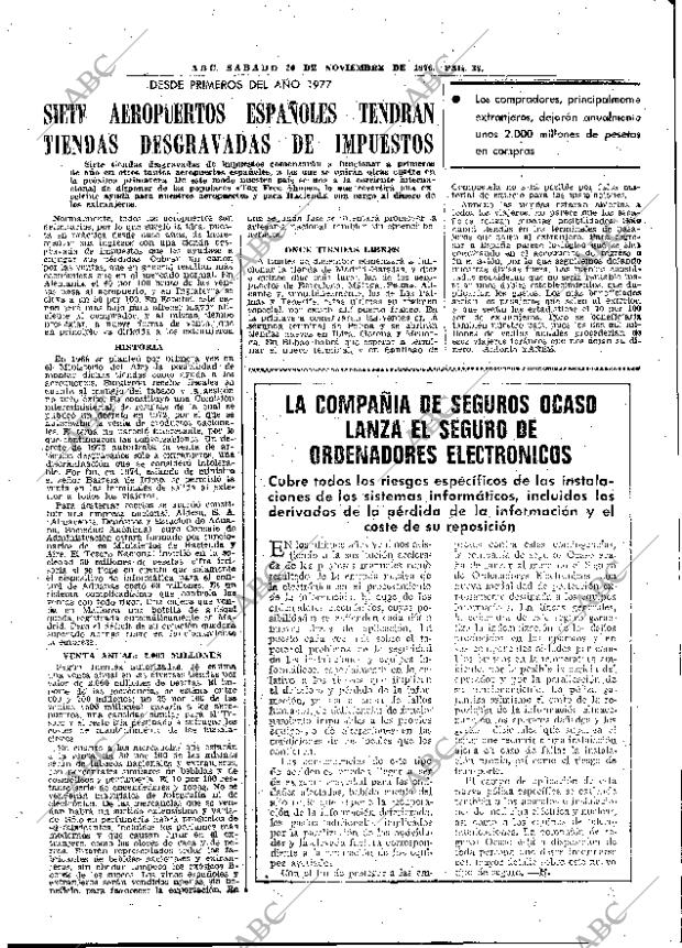ABC MADRID 20-11-1976 página 49