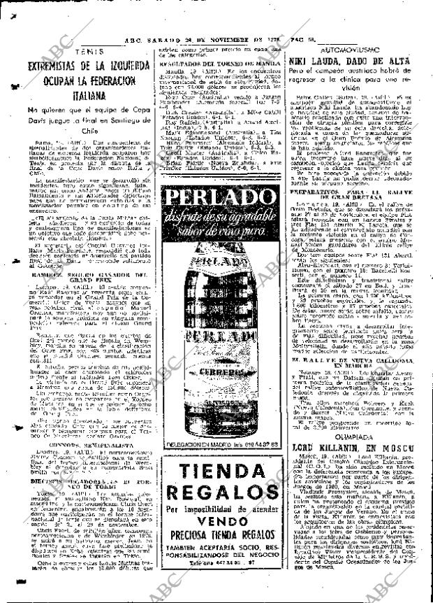 ABC MADRID 20-11-1976 página 74