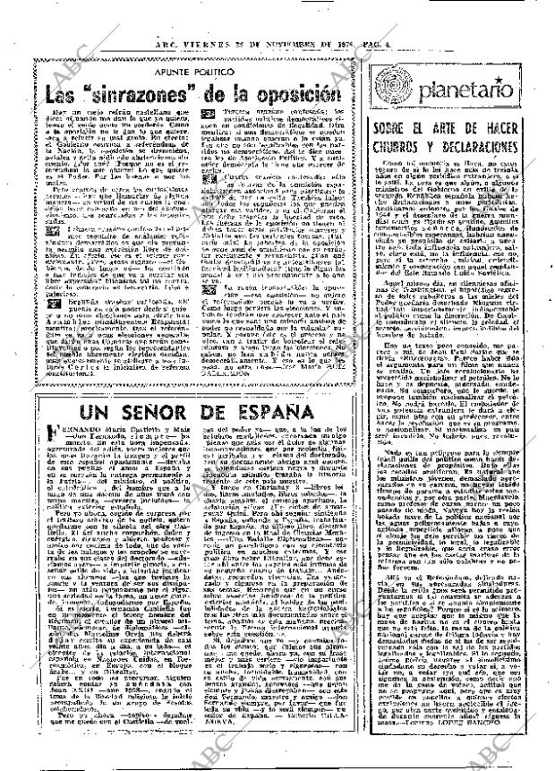 ABC MADRID 26-11-1976 página 20