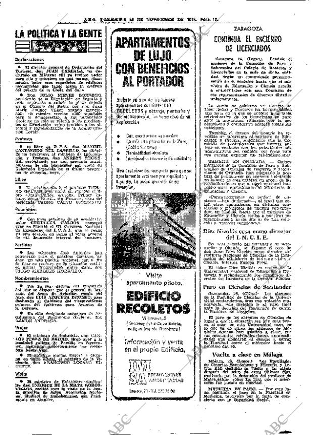 ABC MADRID 26-11-1976 página 28