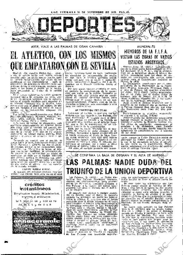 ABC MADRID 26-11-1976 página 72