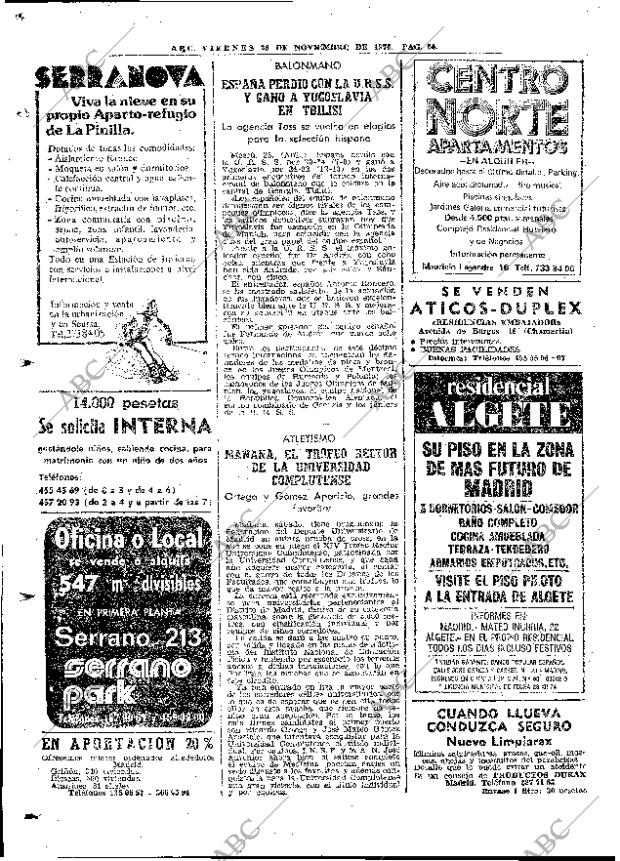 ABC MADRID 26-11-1976 página 76