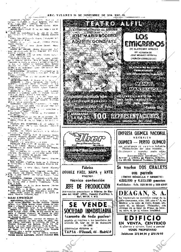 ABC MADRID 26-11-1976 página 84