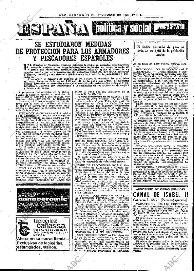 ABC MADRID 27-11-1976 página 18