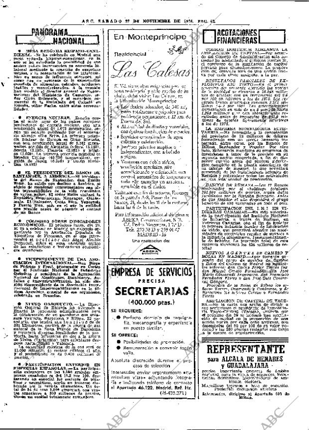 ABC MADRID 27-11-1976 página 54