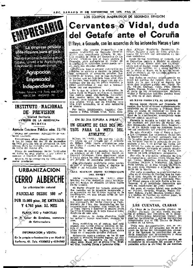 ABC MADRID 27-11-1976 página 66