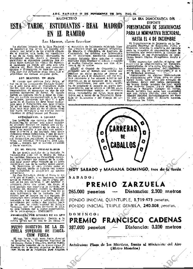 ABC MADRID 27-11-1976 página 67