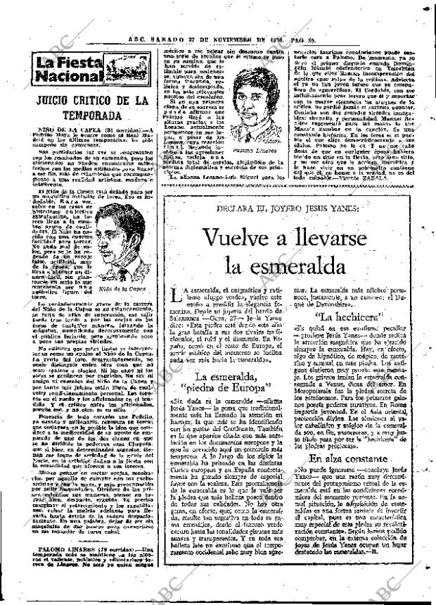 ABC MADRID 27-11-1976 página 71