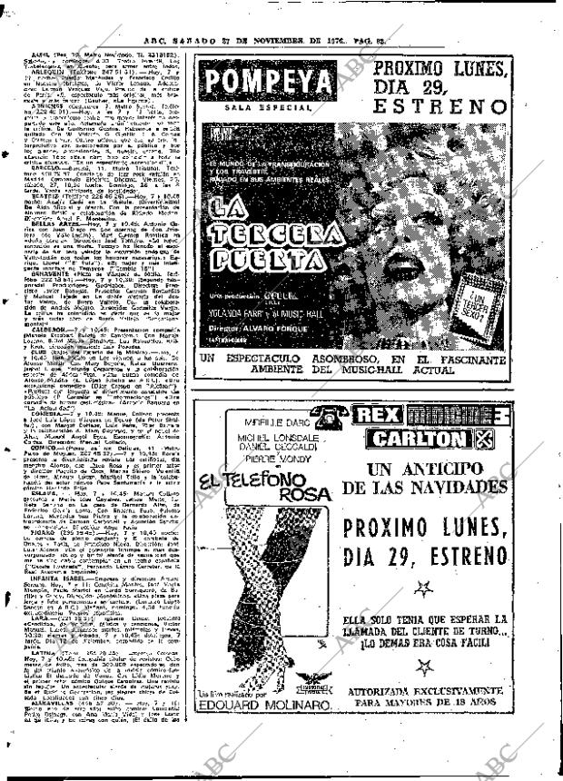 ABC MADRID 27-11-1976 página 74
