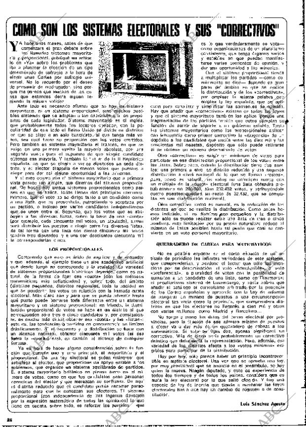 BLANCO Y NEGRO MADRID 27-11-1976 página 28