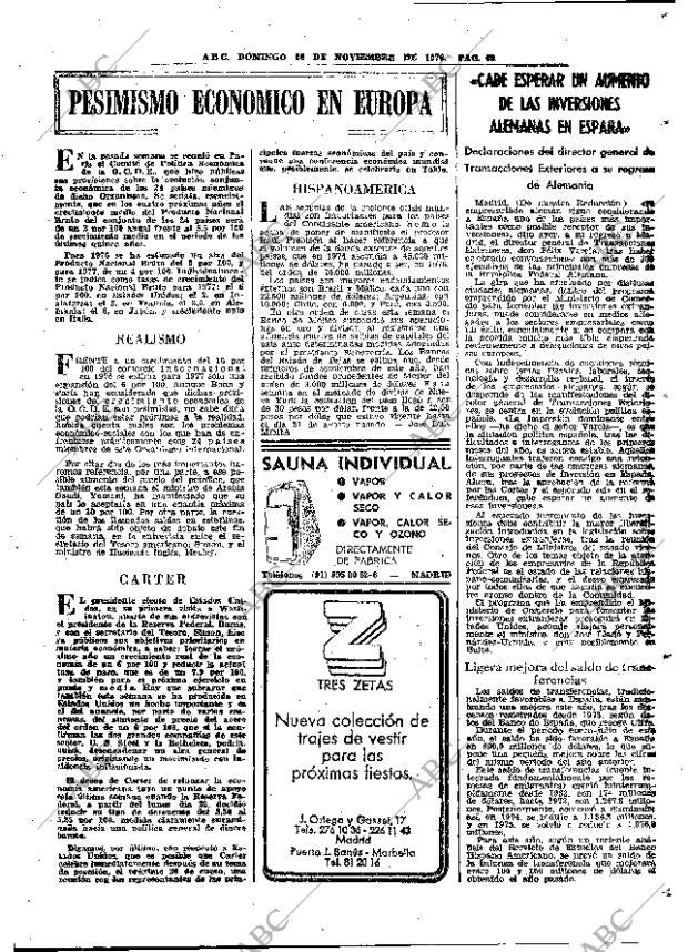 ABC MADRID 28-11-1976 página 38