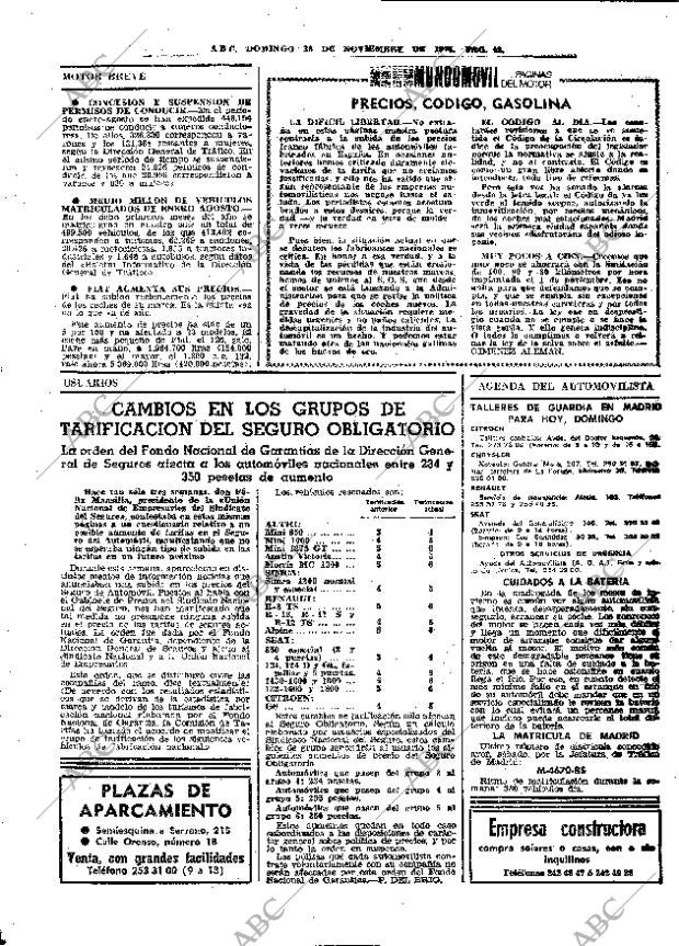 ABC MADRID 28-11-1976 página 40