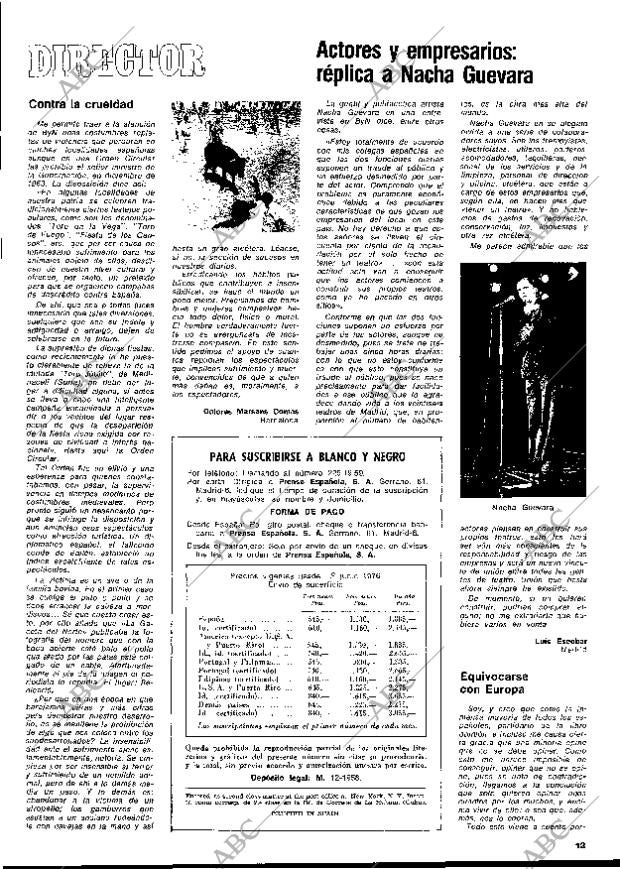 BLANCO Y NEGRO MADRID 04-12-1976 página 13