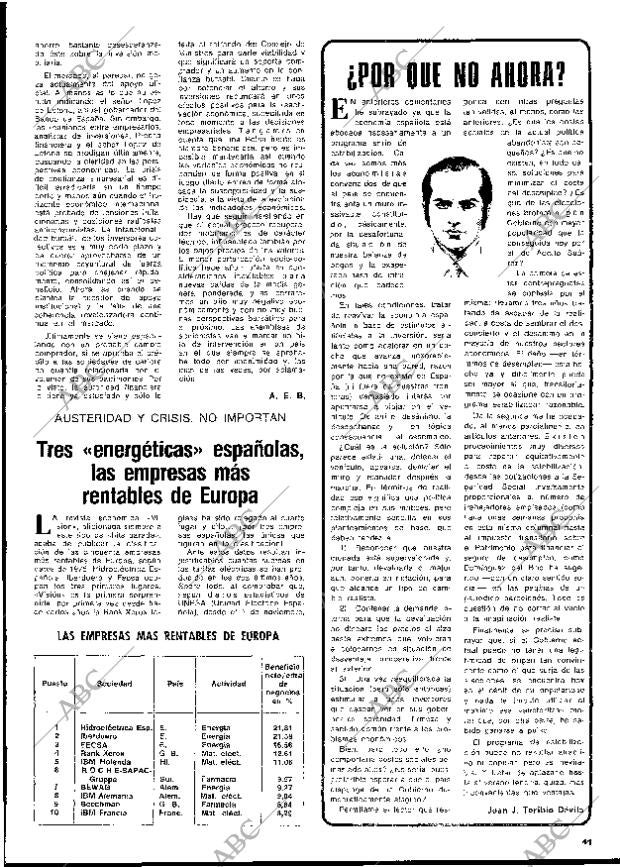 BLANCO Y NEGRO MADRID 04-12-1976 página 41