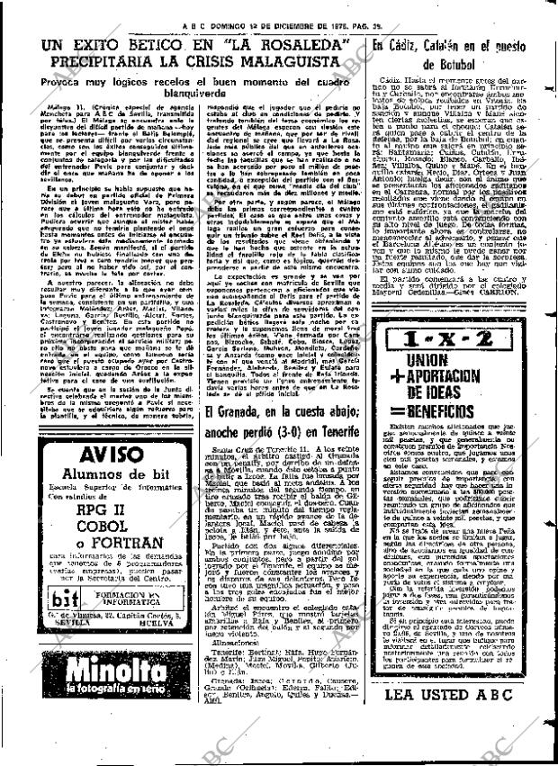 ABC SEVILLA 12-12-1976 página 53