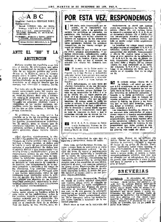 ABC MADRID 14-12-1976 página 23