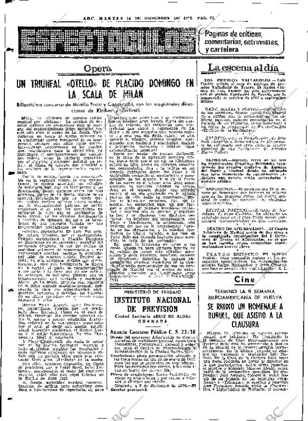 ABC MADRID 14-12-1976 página 92