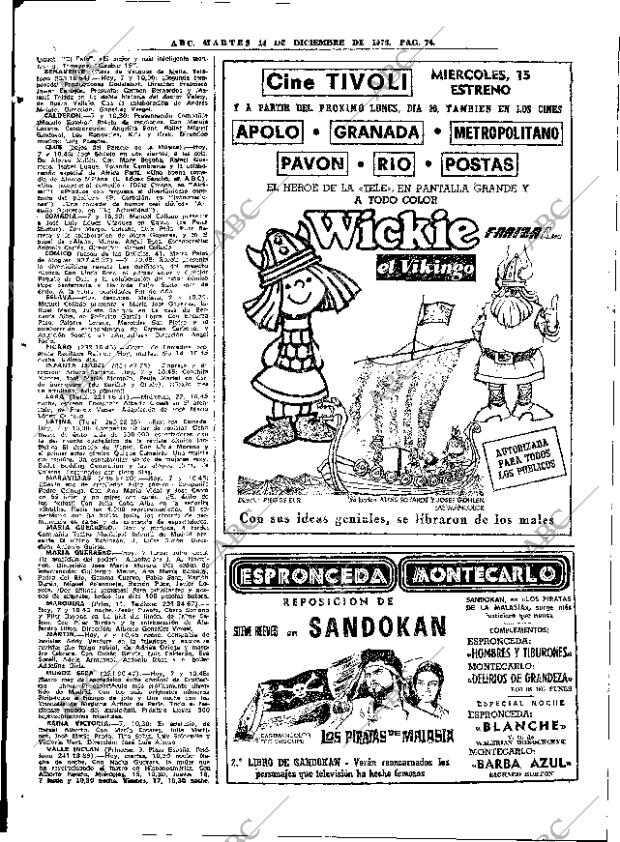 ABC MADRID 14-12-1976 página 94
