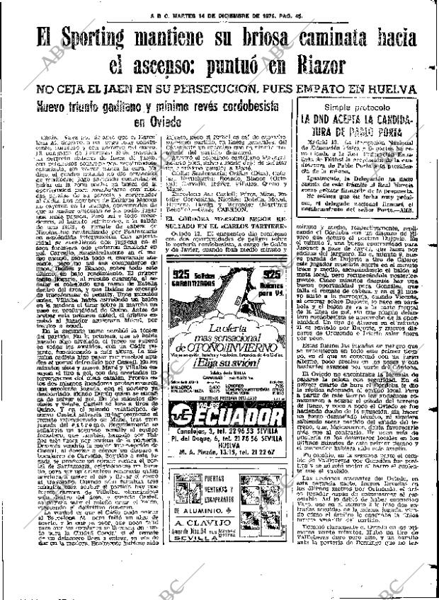 ABC SEVILLA 14-12-1976 página 75