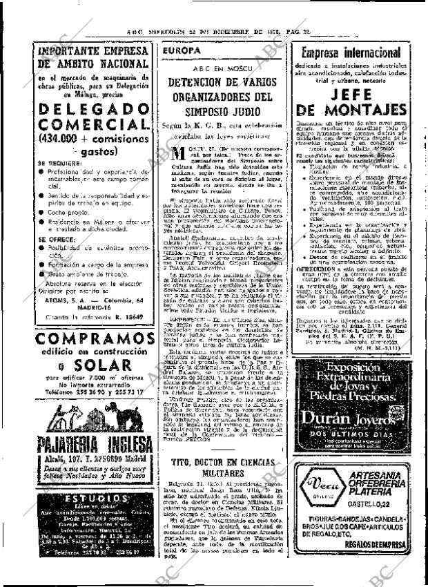 ABC MADRID 22-12-1976 página 38