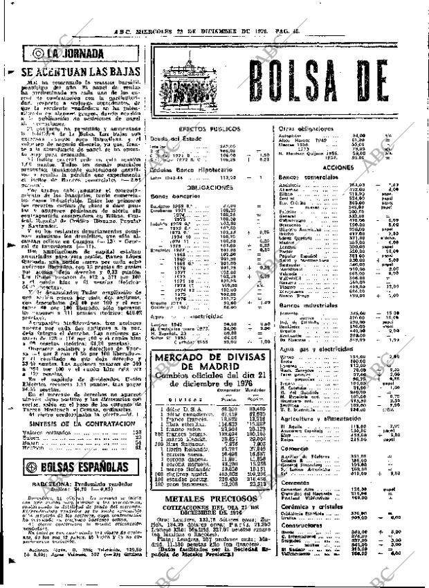 ABC MADRID 22-12-1976 página 62