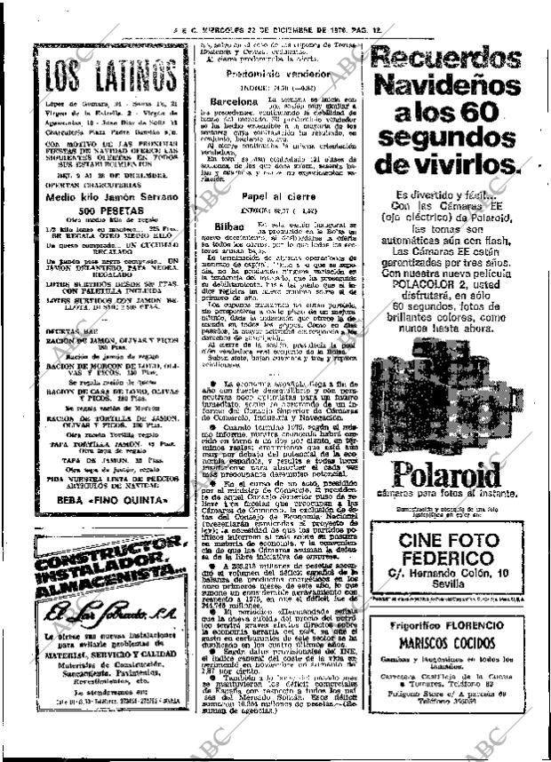 ABC SEVILLA 22-12-1976 página 42