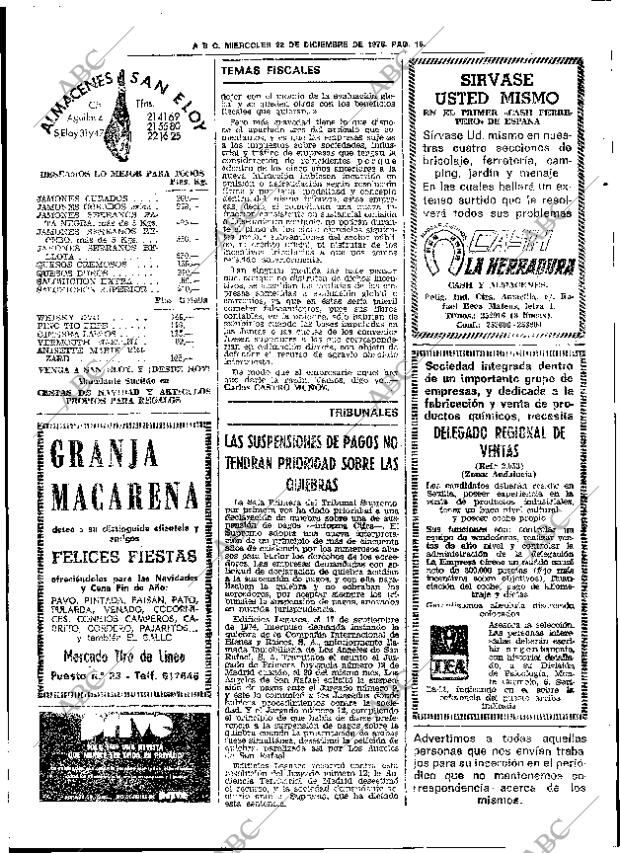 ABC SEVILLA 22-12-1976 página 46