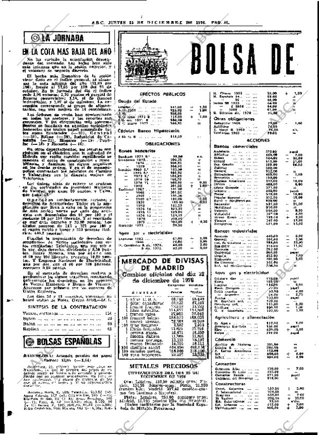 ABC MADRID 23-12-1976 página 74