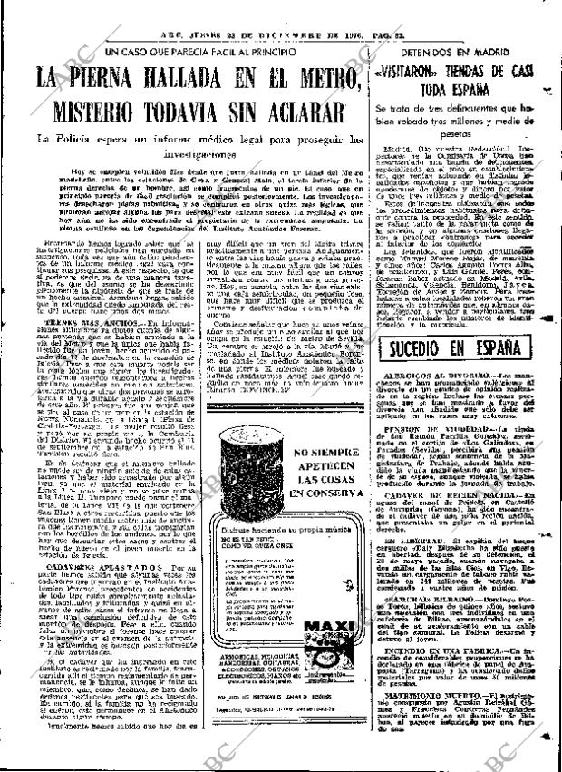 ABC MADRID 23-12-1976 página 81