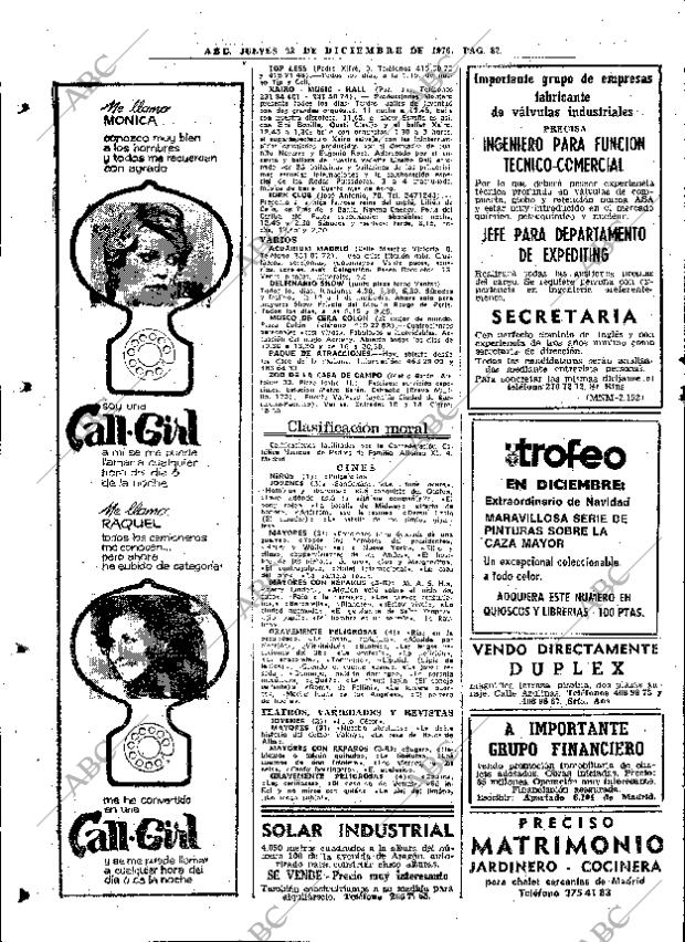ABC MADRID 23-12-1976 página 98
