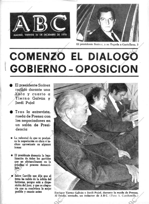 ABC MADRID 24-12-1976 página 1