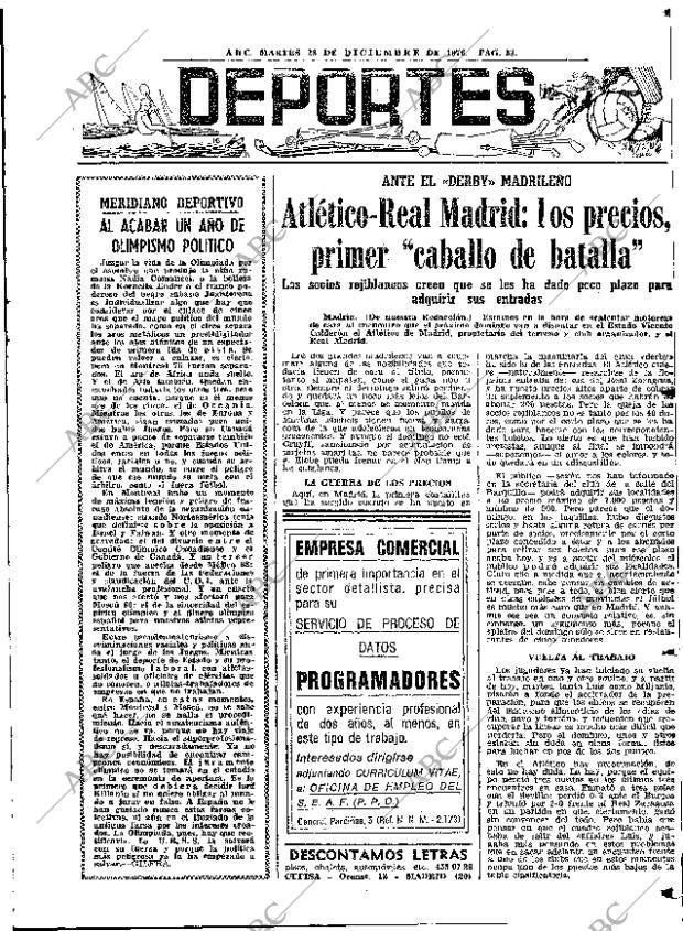 ABC MADRID 28-12-1976 página 69