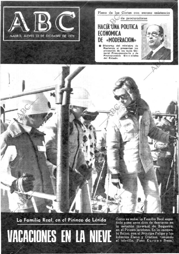 ABC MADRID 30-12-1976 página 1