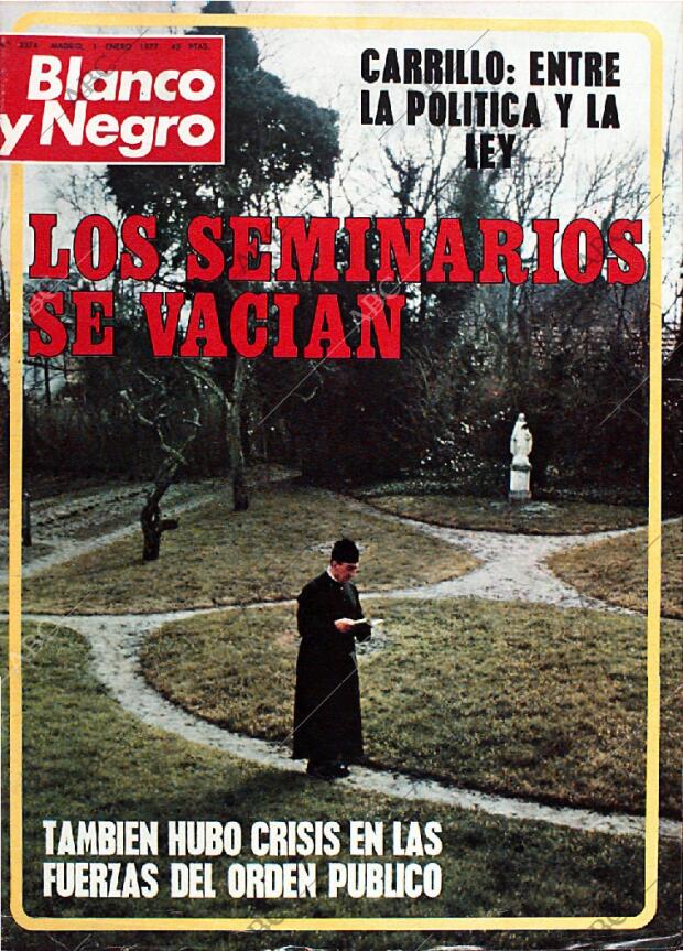 BLANCO Y NEGRO MADRID 01-01-1977 página 1