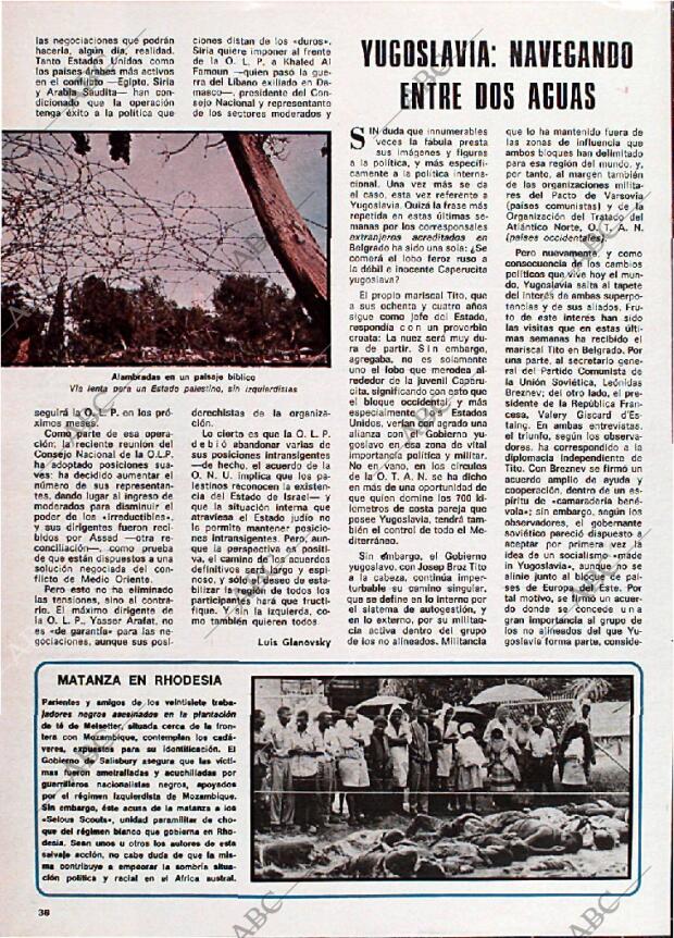 BLANCO Y NEGRO MADRID 01-01-1977 página 36