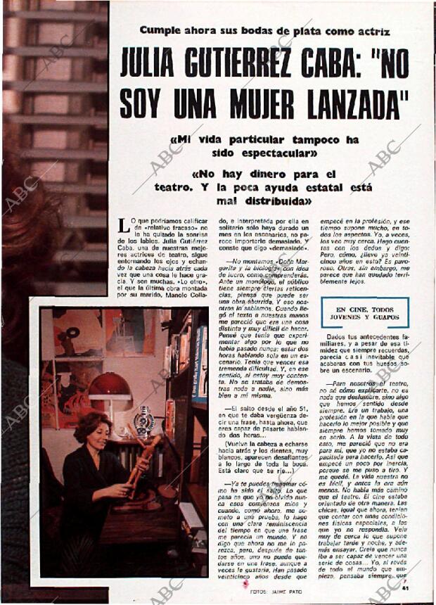 BLANCO Y NEGRO MADRID 01-01-1977 página 41