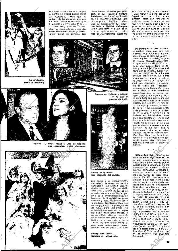 BLANCO Y NEGRO MADRID 01-01-1977 página 45