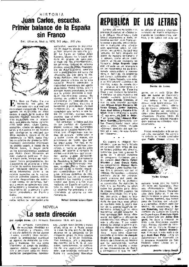BLANCO Y NEGRO MADRID 01-01-1977 página 55