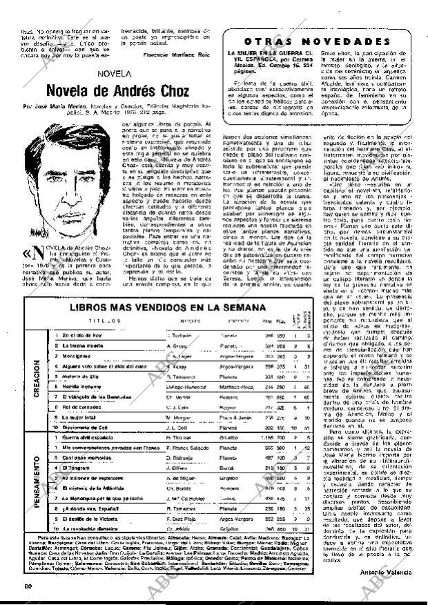 BLANCO Y NEGRO MADRID 08-01-1977 página 60