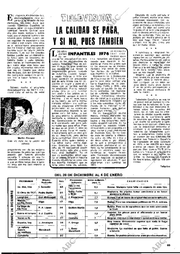 BLANCO Y NEGRO MADRID 08-01-1977 página 63