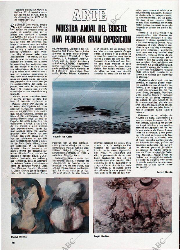 BLANCO Y NEGRO MADRID 08-01-1977 página 76