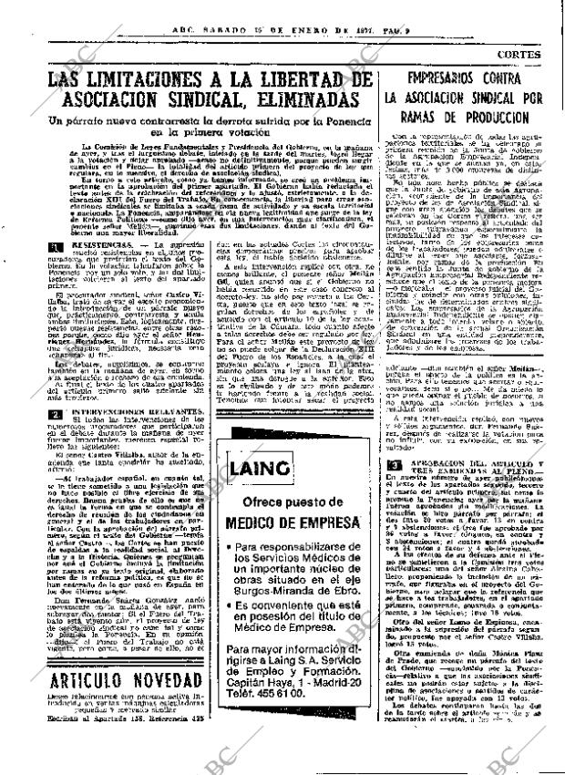 ABC MADRID 15-01-1977 página 21
